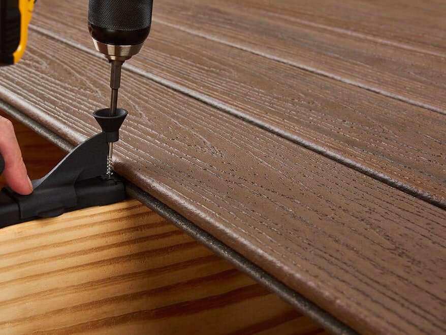 Composite decking boards