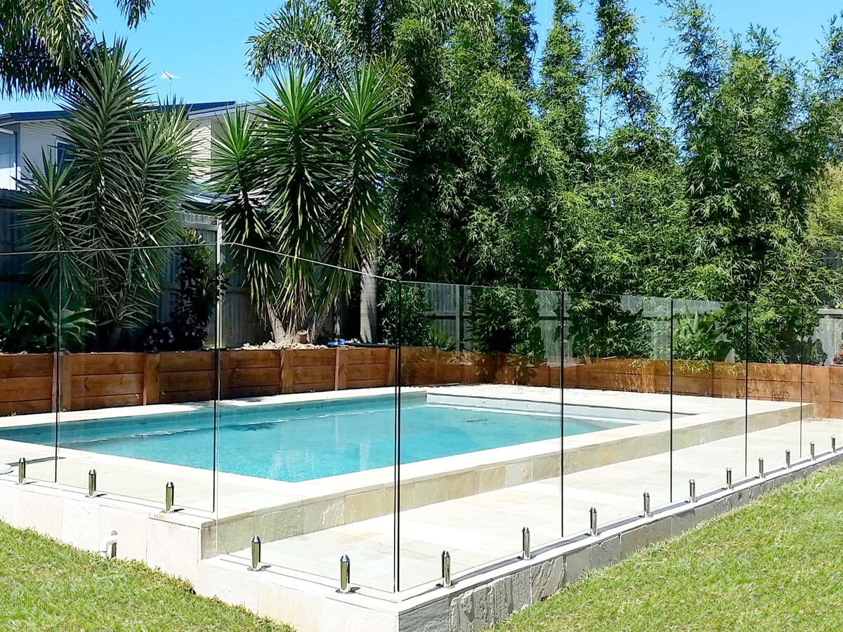 Pool fencing installation