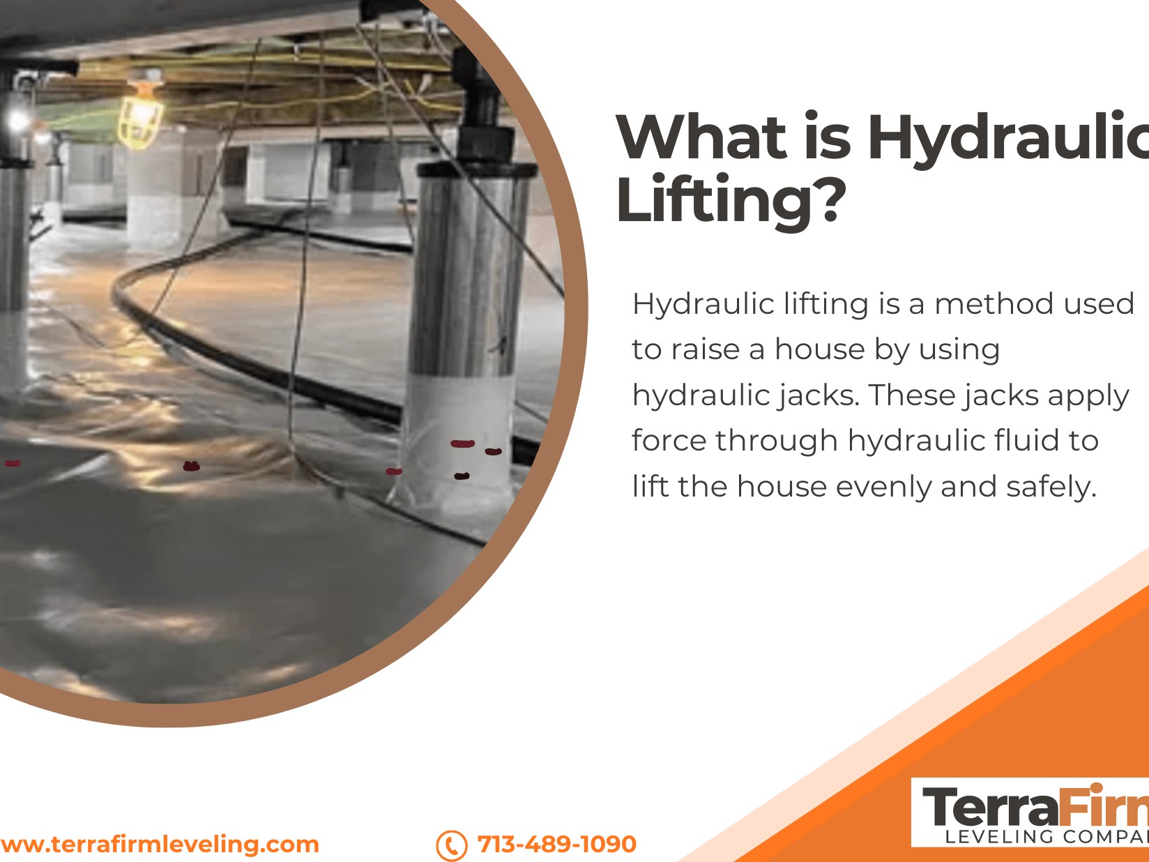 House during lift process