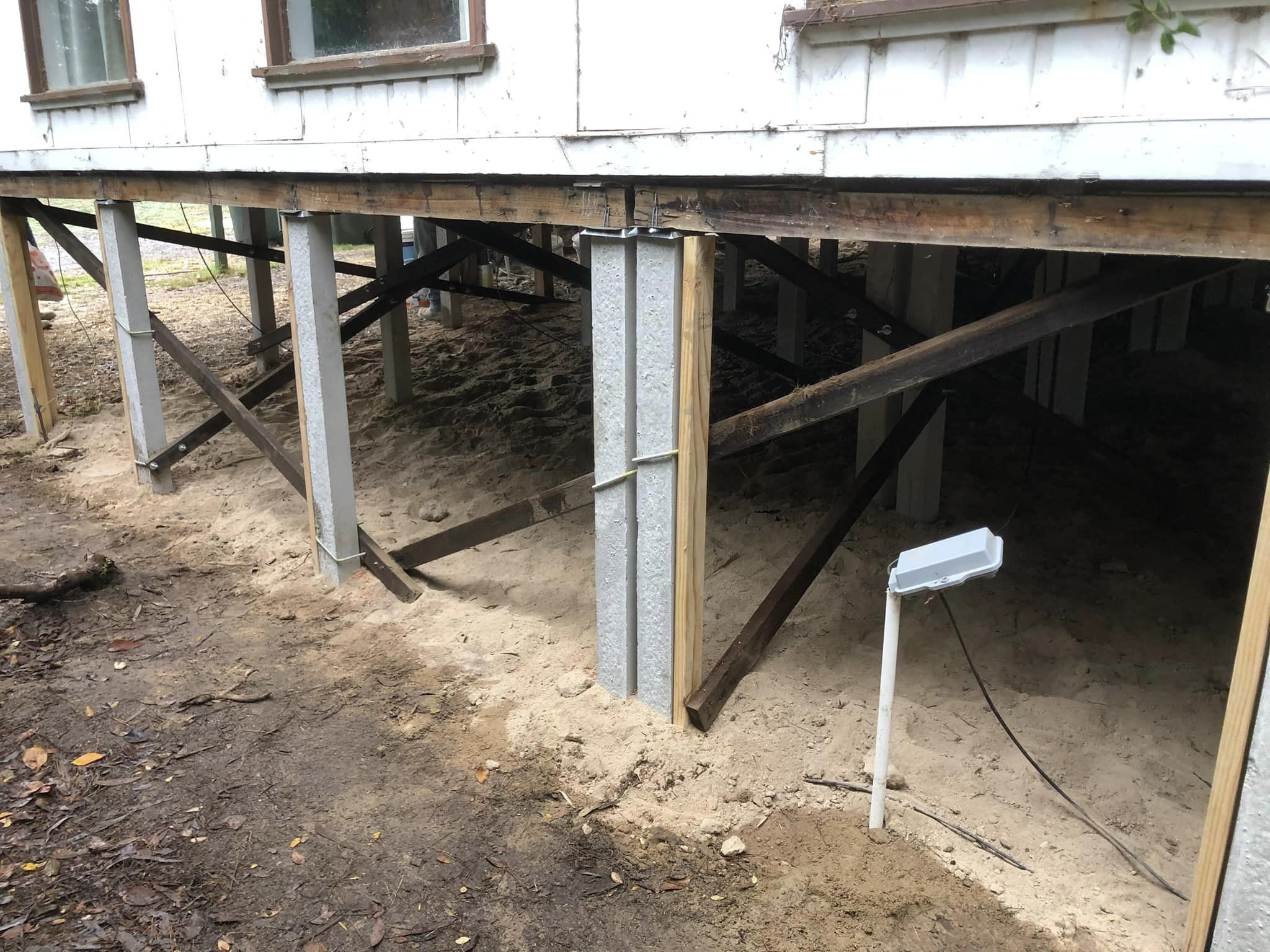 Completed restumping job